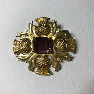 Vintage 1960’s Celtic Thistle Brooch